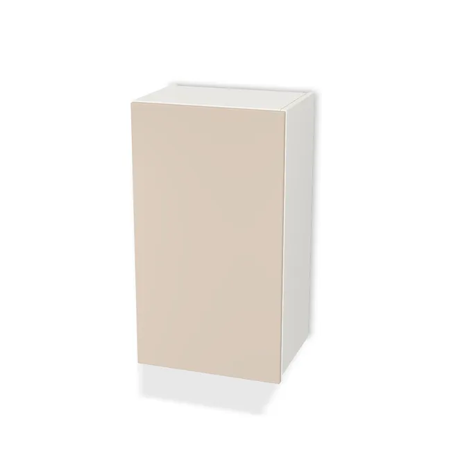 Szafka wisząca standardowa na wymiar. Front: Kaszmir (U702, ST9), Korpus: Biały klasyczny (W960, SM). Dopasuj wymiary online. Realizacja: 3 dni roboczych.