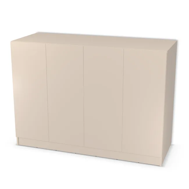 Komoda 2 segmenty z drzwiami na wymiar. Front: Kaszmir (U702, ST9), Korpus: Kaszmir (U702, ST9). Dopasuj wymiary online. Realizacja: 3 dni roboczych.