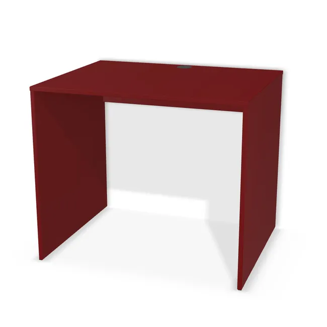 Biurko proste na wymiar. Blat: Burgund (U311, ST9, 18mm), Korpus: Burgund (U311, ST9, 18 mm). Dopasuj wymiary online. Realizacja: 3 dni roboczych.