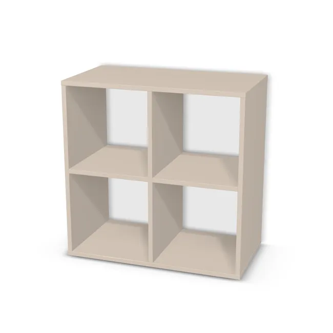 Regał z przegrodami i półkami: 2 x 2: 2 x 2 na wymiar. Korpus: Kaszmir (U702, ST9). Dopasuj wymiary online. Realizacja: 3 dni roboczych.