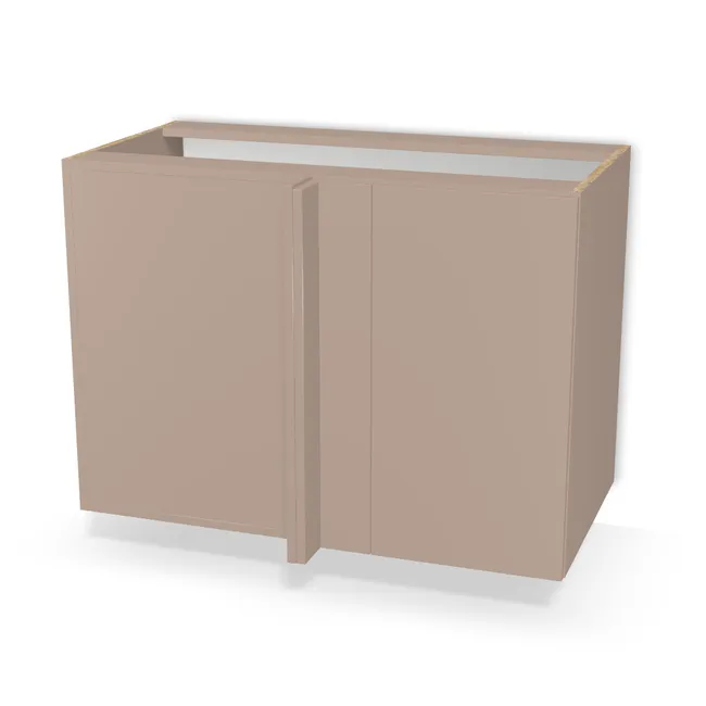 Szafka dolna narożna ślepa na wymiar. Front: Beż migdałowy (U211, ST9), Korpus: Beż migdałowy (U211, ST9). Dopasuj wymiary online. Realizacja: 3 dni roboczych.