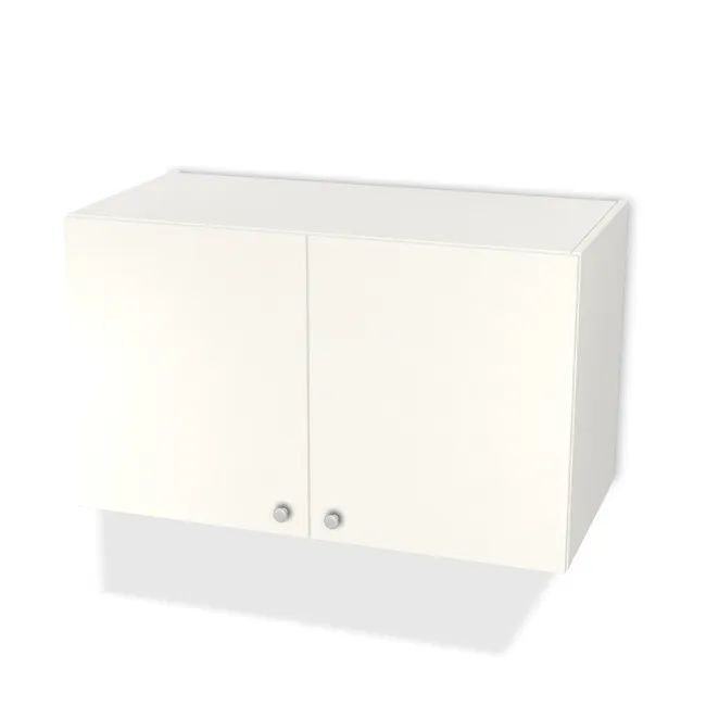 Szafka wisząca standardowa na wymiar. Front: Biały klasyczny (W960, SM), Korpus: Biały klasyczny (W960, SM). Dopasuj wymiary online. Realizacja: 3 dni roboczych.