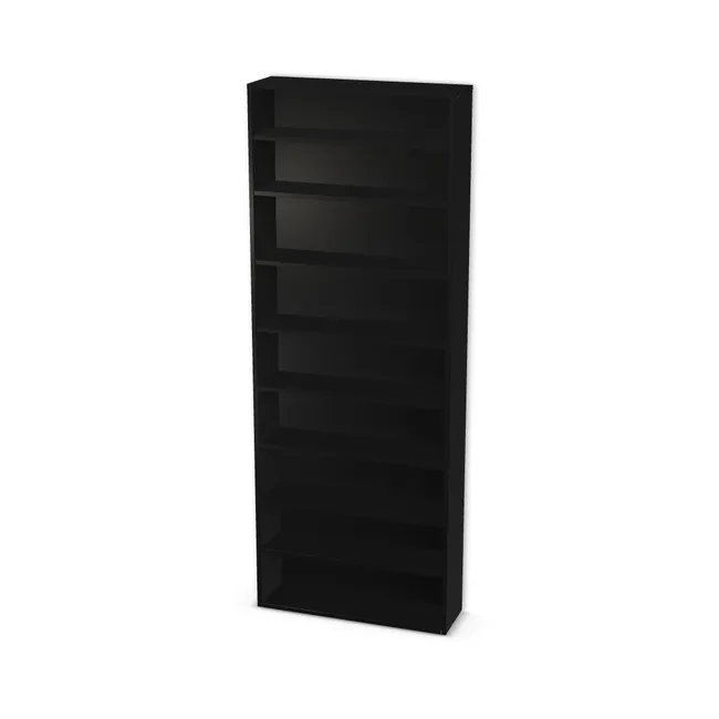 Regał otwarty na wymiar. Korpus: Czarny Shadow (U998, ST38). Dopasuj wymiary online. Realizacja: 3 dni roboczych.