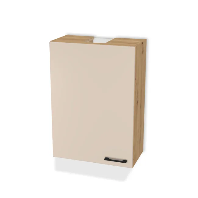 Szafka z okapem GLOBALO Loteo na wymiar. Front: U5981 (U5981, BS), Korpus: Dąb dziki naturalny (H1318, ST10). Dopasuj wymiary online. Realizacja: 3 dni roboczych.
