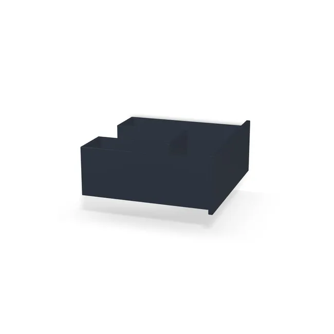Szuflada skrzyniowa z wycięciem pod syfon na wymiar. Front: Niebieski indigo (U599, ST9), Korpus: Niebieski indigo (U599, ST9). Dopasuj wymiary online. Realizacja: 3 dni roboczych.