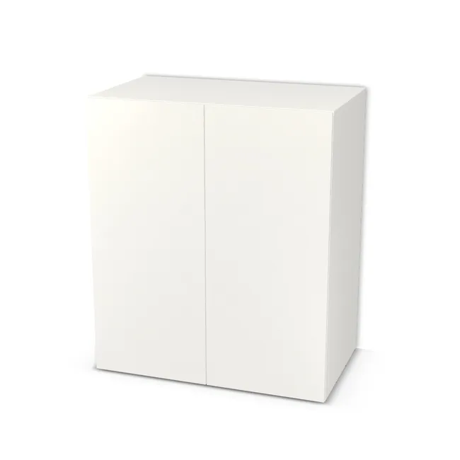 Komoda z drzwiami na wymiar. Front: Biały klasyczny (W960, SM), Korpus: Biały klasyczny (W960, SM). Dopasuj wymiary online. Realizacja: 3 dni roboczych.