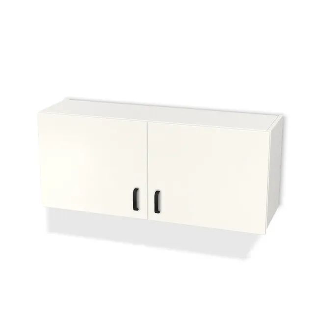 Szafka wisząca standardowa na wymiar. Front: Biały klasyczny (W960, SM), Korpus: Biały klasyczny (W960, SM). Dopasuj wymiary online. Realizacja: 3 dni roboczych.