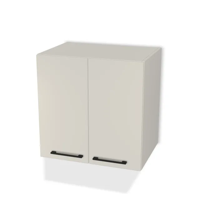Szafka wisząca standardowa na wymiar. Front: Szary jasny (U708, ST9), Korpus: Szary jasny (U708, ST9). Dopasuj wymiary online. Realizacja: 3 dni roboczych.