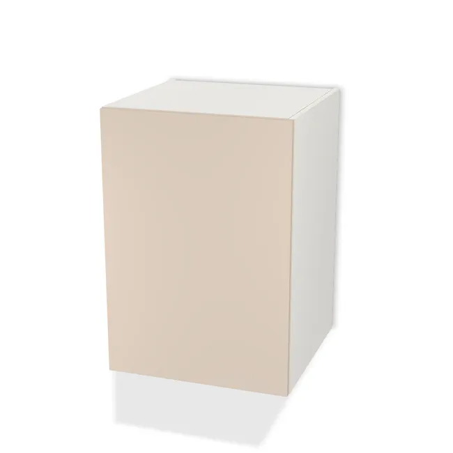 Szafka wisząca standardowa na wymiar. Front: Kaszmir (U702, ST9), Korpus: Biały klasyczny (W960, SM). Dopasuj wymiary online. Realizacja: 3 dni roboczych.