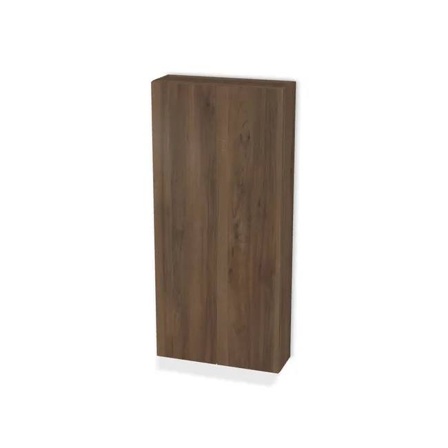 Szafka łazienkowa górna na wymiar. Front: Orzech Pacific tabak (H3702, ST10) Usłojenie Pionowe, Korpus: Orzech Pacific tabak (H3702, ST10). Dopasuj wymiary online. Realizacja: 3 dni roboczych.