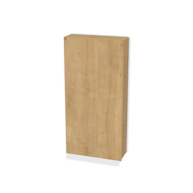Szafka łazienkowa górna na wymiar. Front: Dąb Hamilton naturalny (H3303, ST10) Usłojenie Pionowe, Korpus: Dąb Hamilton naturalny (H3303, ST10). Dopasuj wymiary online. Realizacja: 3 dni roboczych.
