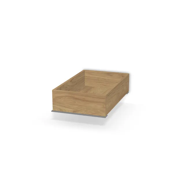 Szuflada skrzyniowa Blum Tandem Wysuw Częściowy na wymiar. Korpus: Hikora naturalna (H3730, ST10). Dopasuj wymiary online. Realizacja: 3 dni roboczych.
