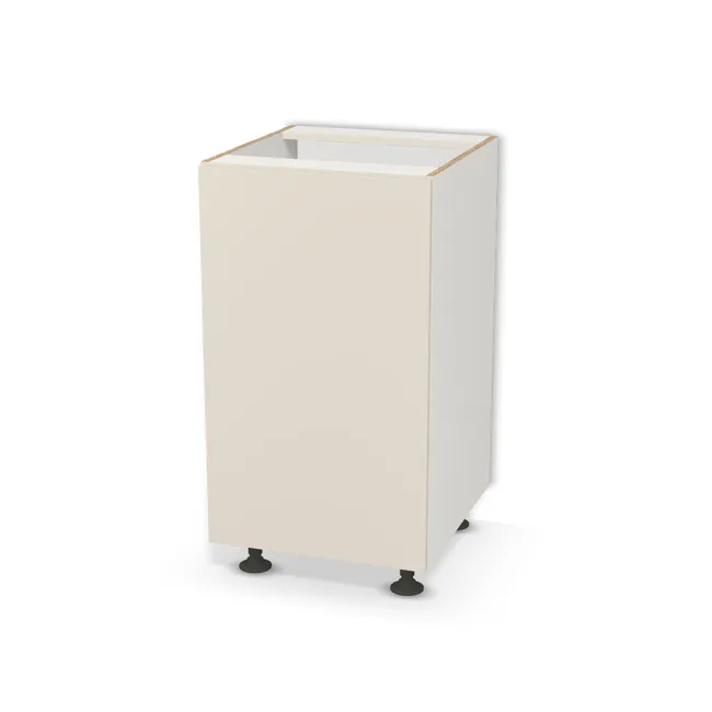 Szafka dolna standardowa na wymiar. Front: Szary Angora (U705, ST9), Korpus: Biały klasyczny (W960, SM). Dopasuj wymiary online. Realizacja: 3 dni roboczych.