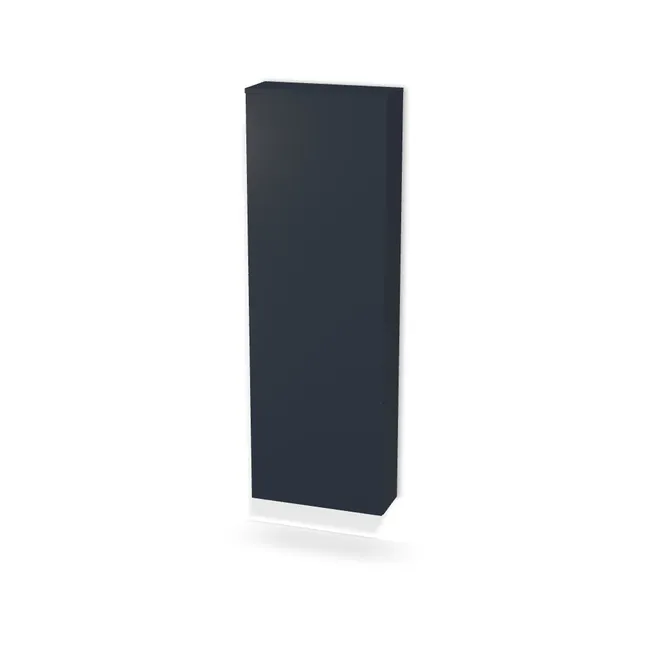 Słupek łazienkowy z 2 frontami podwieszany na wymiar. Front: Niebieski indigo (U599, PM), Korpus: Niebieski indigo (U599, PM). Dopasuj wymiary online. Realizacja: 3 dni roboczych.