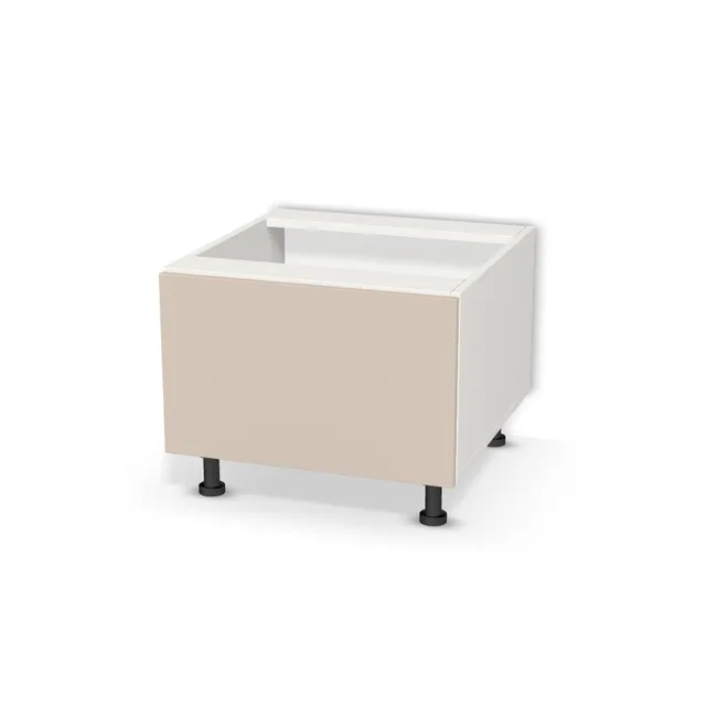 Szafka dolna standardowa na wymiar. Front: Kaszmir (U702, ST9), Korpus: Biały klasyczny (W960, SM). Dopasuj wymiary online. Realizacja: 3 dni roboczych.