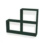 Półka schodkowa na wymiar - Jodła zielona - minimalistyczny design - wykończenia do wyboru