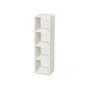 Nowoczesny regał na wymiar w kolorze biały m porcelanowym - minimalistyczny design - duży wybór wykończeń