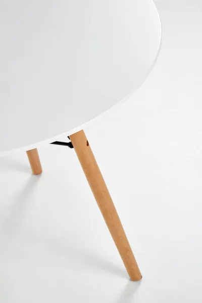 Stół okrągły PROMETHEUS 80 cm - biały