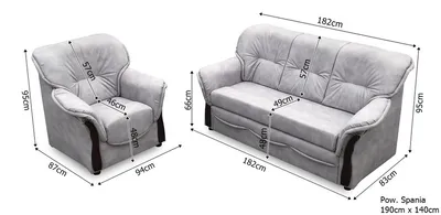 Sofa rozkładana HONORATA