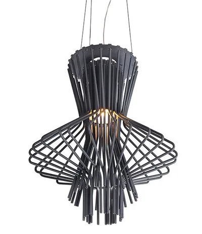 Lampa wisząca STRAW - szary