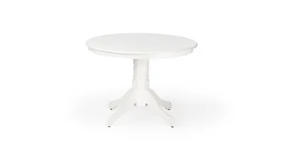Stół okrągły GLOSTER 106 cm - biały