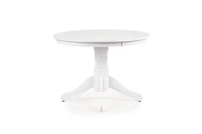 Stół okrągły GLOSTER 106 cm - biały