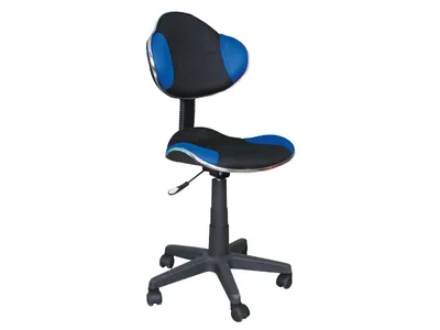 Fotel obrotowy Q-G2 - czarny/niebieski