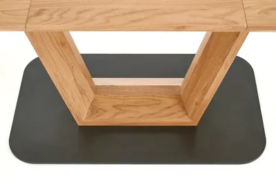 Stół rozkładany BLACKY 160x90 - dąb złoty