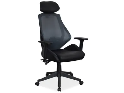 Fotel obrotowy Q-406 - czarny