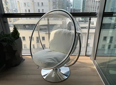 Fotel BUBBLE STAND 2 - biały