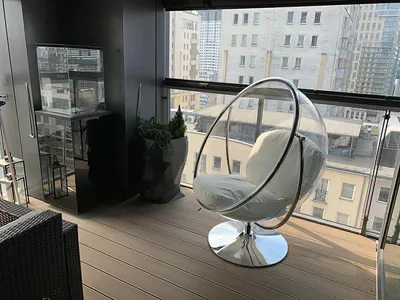 Fotel BUBBLE STAND 2 - biały