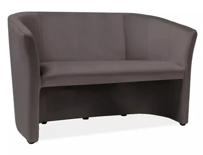 Sofa TM-2 Velvet - szary Bluvel 14