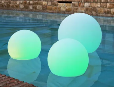 Lampa ogrodowa BULY 30 FLO biała - LED, pływająca
