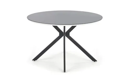 Stół okrągły AVELAR 120 cm - czarny