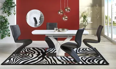 Stół rozkładany PALERMO 140x80 - biały