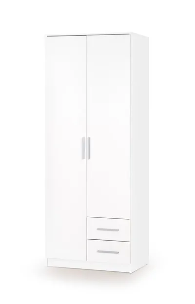 Szafa LIMA S2 - biały/biały połysk