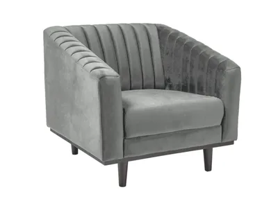 Fotel ASPREY 1 Velvet - szary Bluvel 14