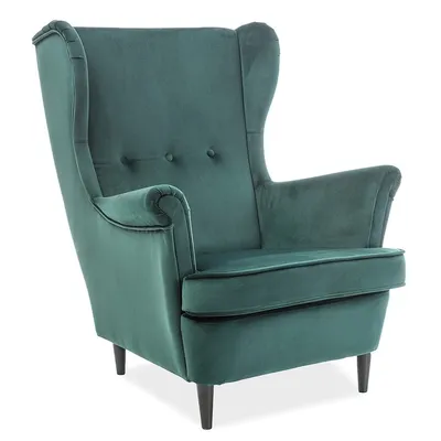 tkanina Bluvel 78 Fotel LORD velvet - zielony Bluvel 78