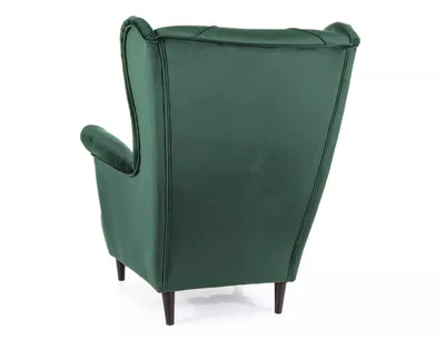 Fotel LADY Velvet - zielony Bluvel 78