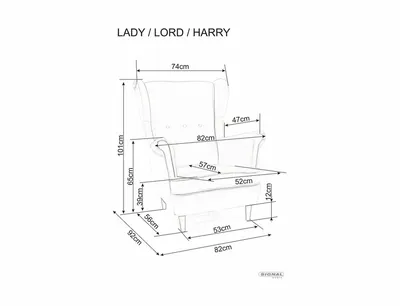 Fotel LADY Velvet - szary Bluvel 14