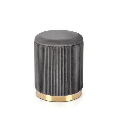 Zestaw 2 puf MONTY - popiel