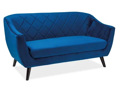 tkanina Bluvel 86 Sofa MOLLY 2 VELVET - granatowy Bluvel 86