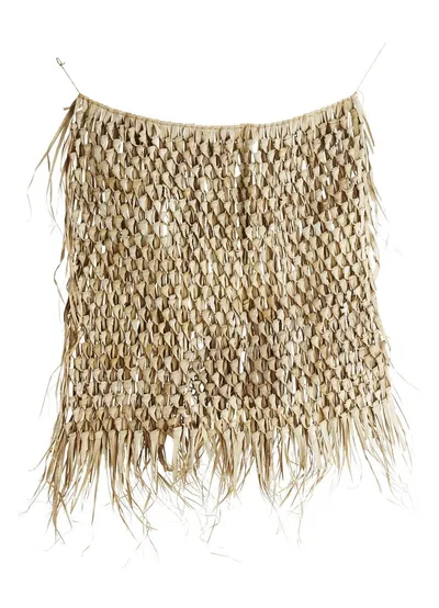 Dekoracja ścienna, makrama, Palm Karaiby, boho, vintage, liście palmowe, 120X150 cm (DC16007)