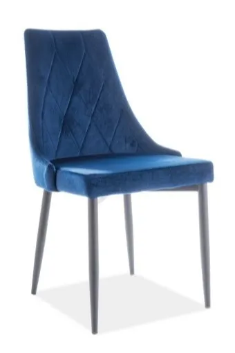 tkanina Bluvel 86 Krzesło TRIX B Velvet - granatowy Bluvel 86