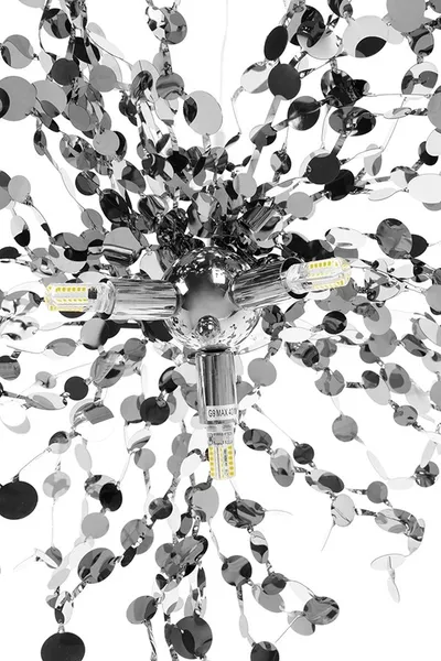 Lampa wisząca MONETE SINGLE - chrom