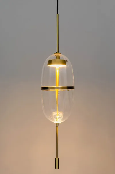 Lampa wisząca CHAPLIN 200 - mosiądz