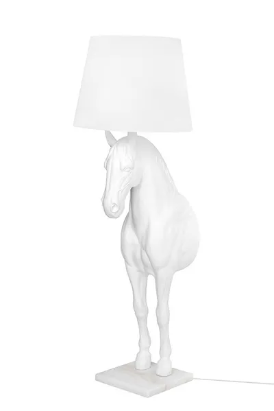 Lampa podłogowa KOŃ HORSE STAND S - biały
