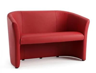 Sofa TM-2 ekoskóra - czerwony