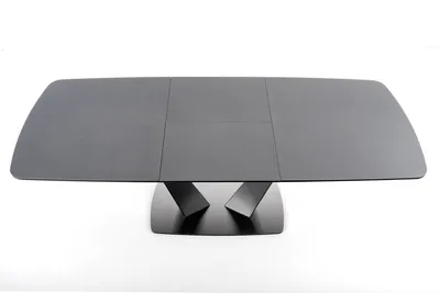 Stół rozkładany FANGOR 160x90 - ciemny popiel/czarny