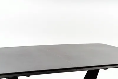 Stół rozkładany FANGOR 160x90 - ciemny popiel/czarny